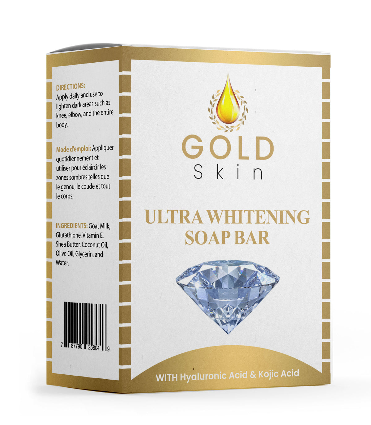 Gluta Diamond Ultra Whitening Soap Bar  Belle's Secrets