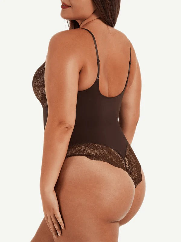 Lace Tummy Control + Compression Body Shaper