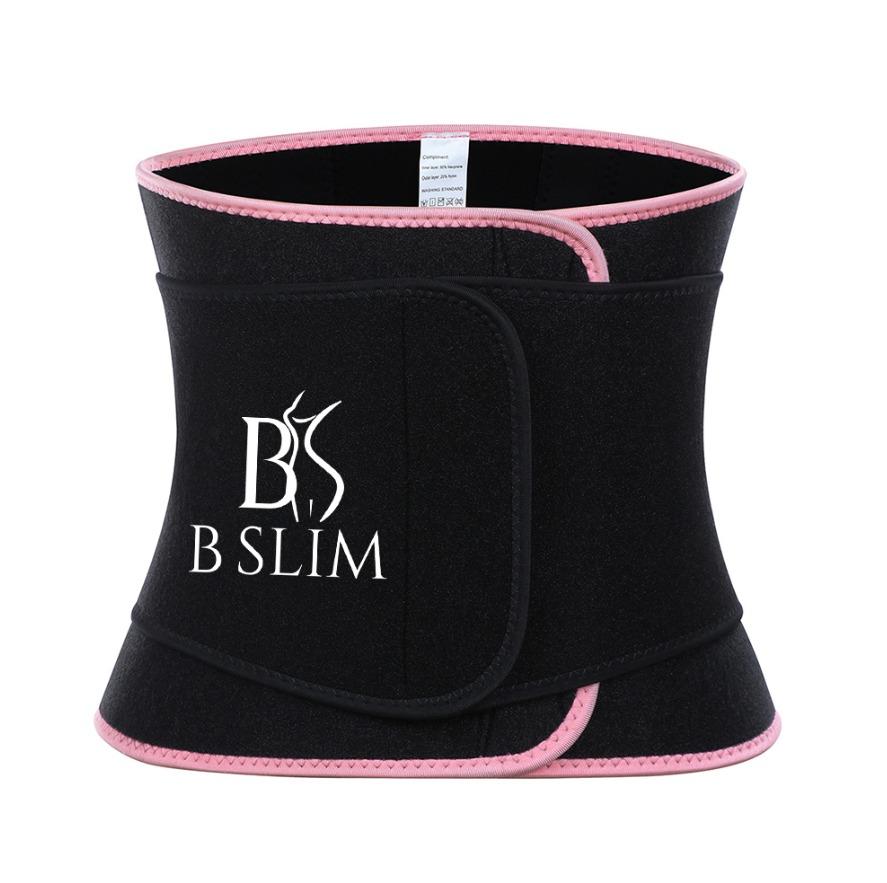 B-Slim Pink Shimmer Waist Cincher