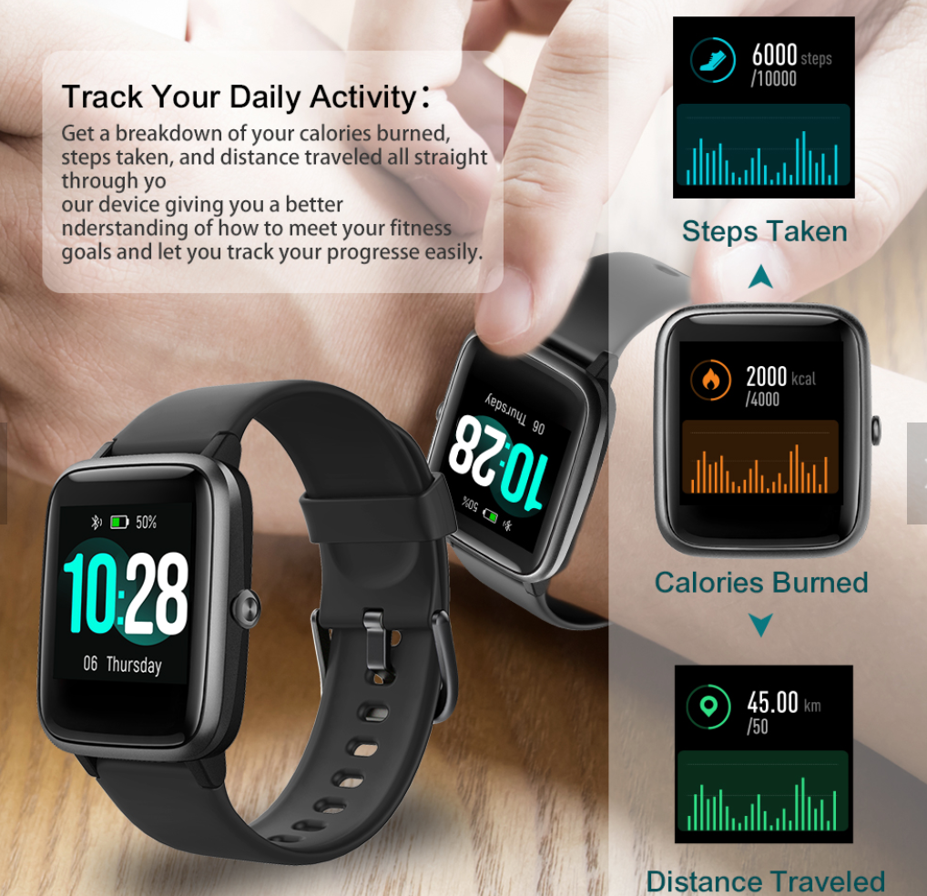 Smart Watch Family Combo (Blue, Pink, Black)