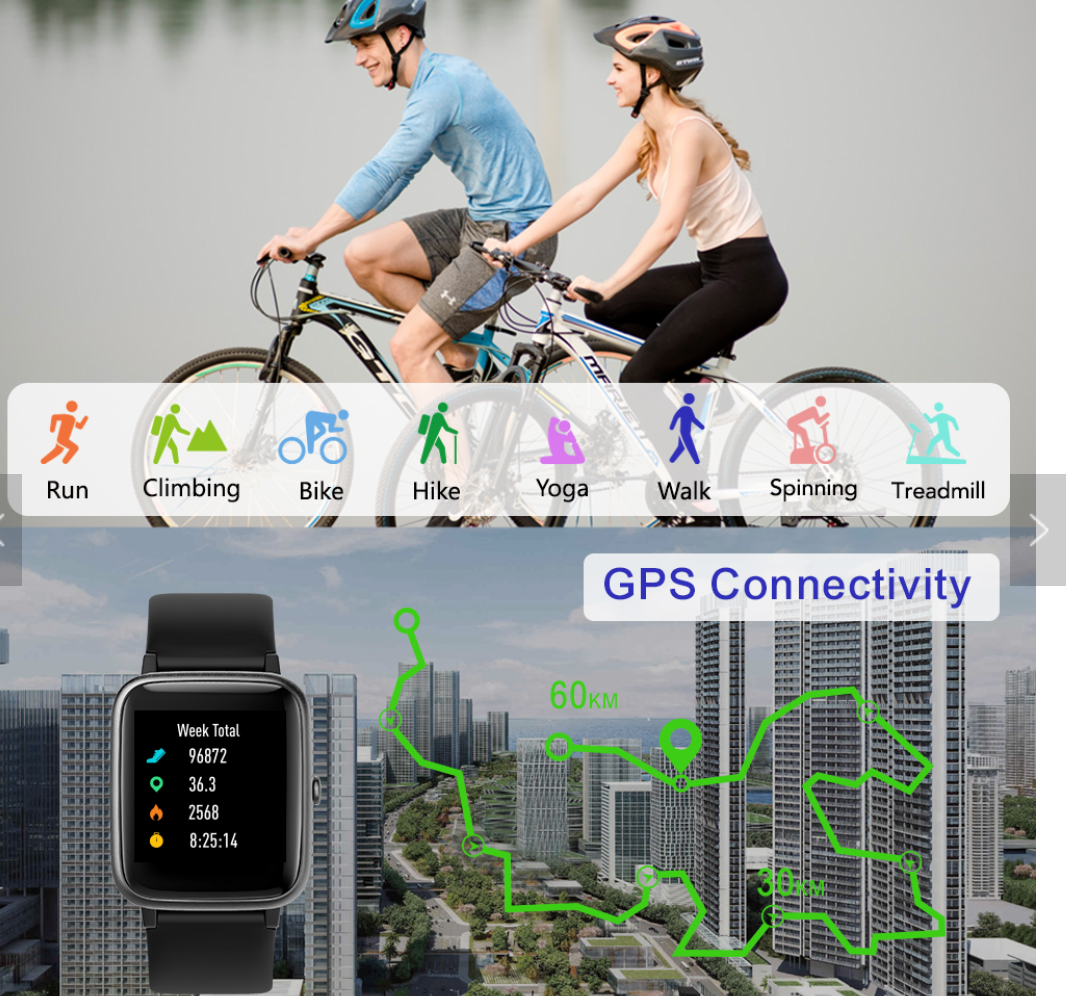Smart Watch Family Combo (Blue, Pink, Black)