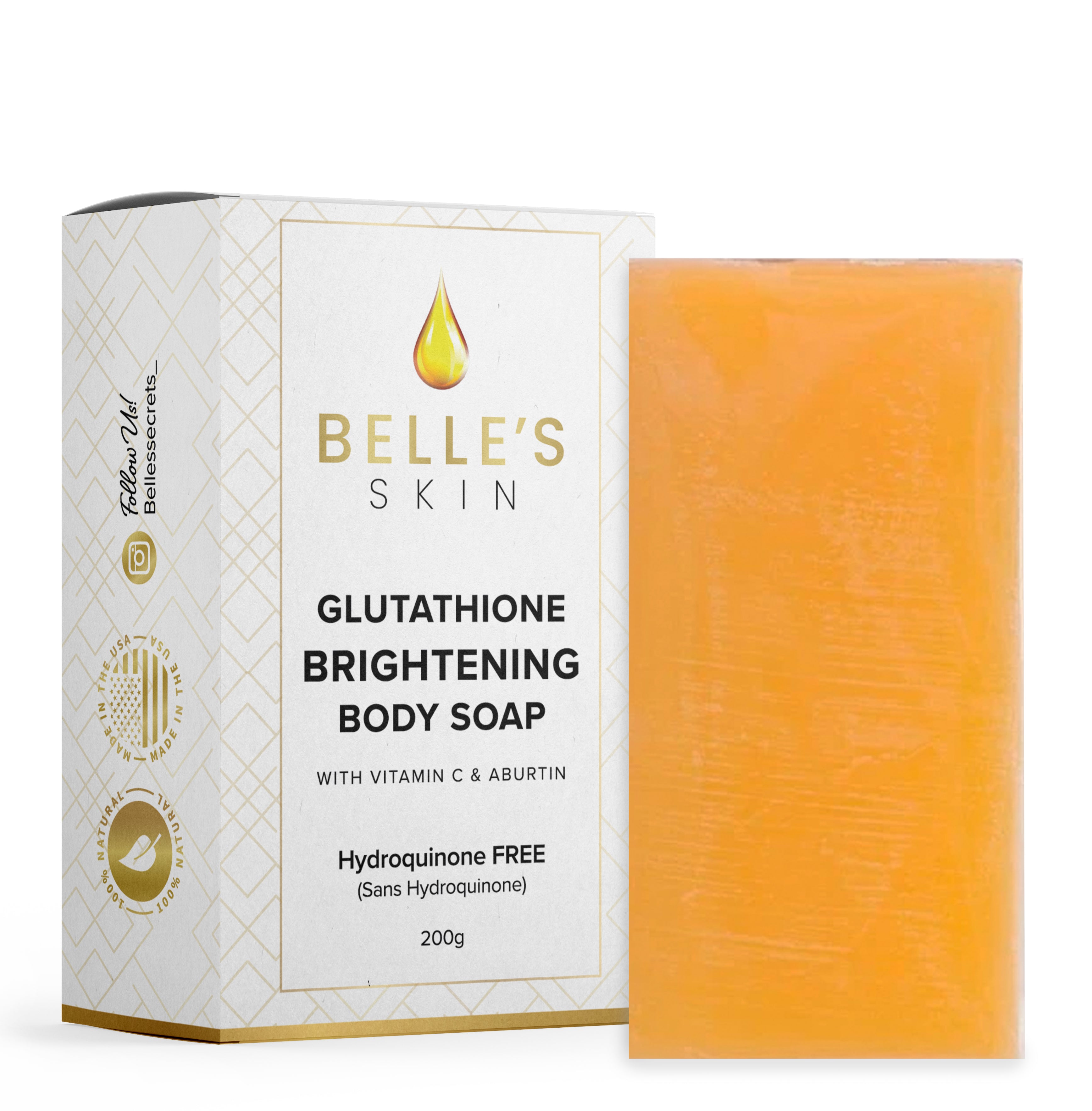 Belle's Skin Brightening Body Soap