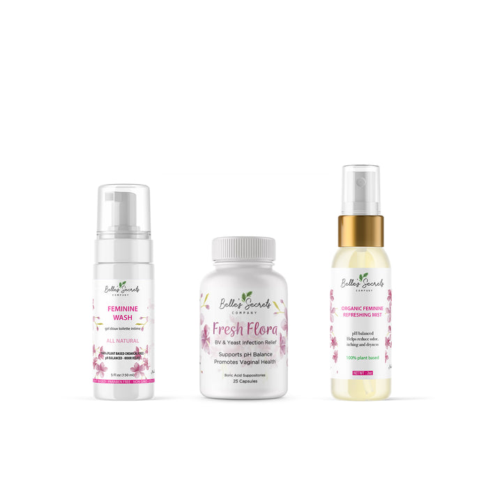 Natural Feminine Wash, Fresh Flora & Refreshing Mist