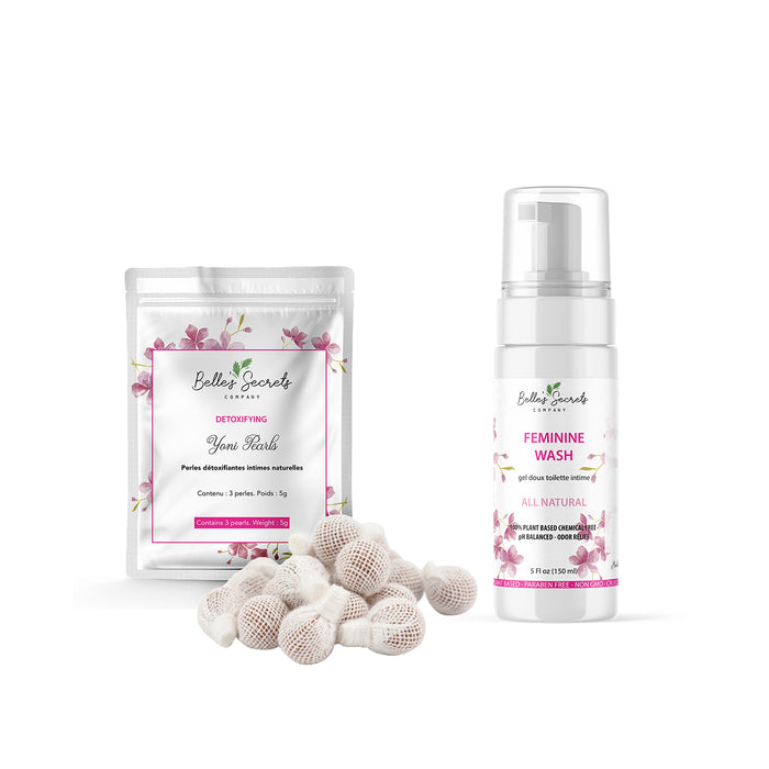 Natural Wash & 3 Pearls